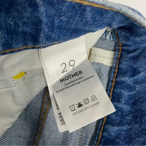 NEW Mother Snacks High Waisted Twizzy Skimp Jeans Size 29